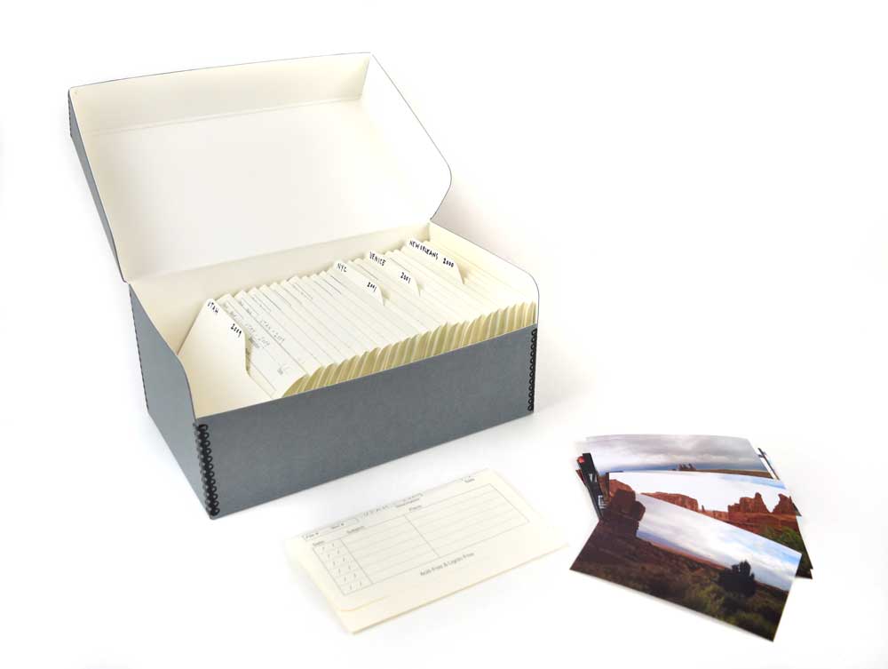 Golden State Art, Infinity 4x6 Photo File Box with 12 Acid-Free Envelopes,  Lignin-Free Storage Boxes, Holds Up To 1000 3.5 x 5, or 4 x 6 Pictures