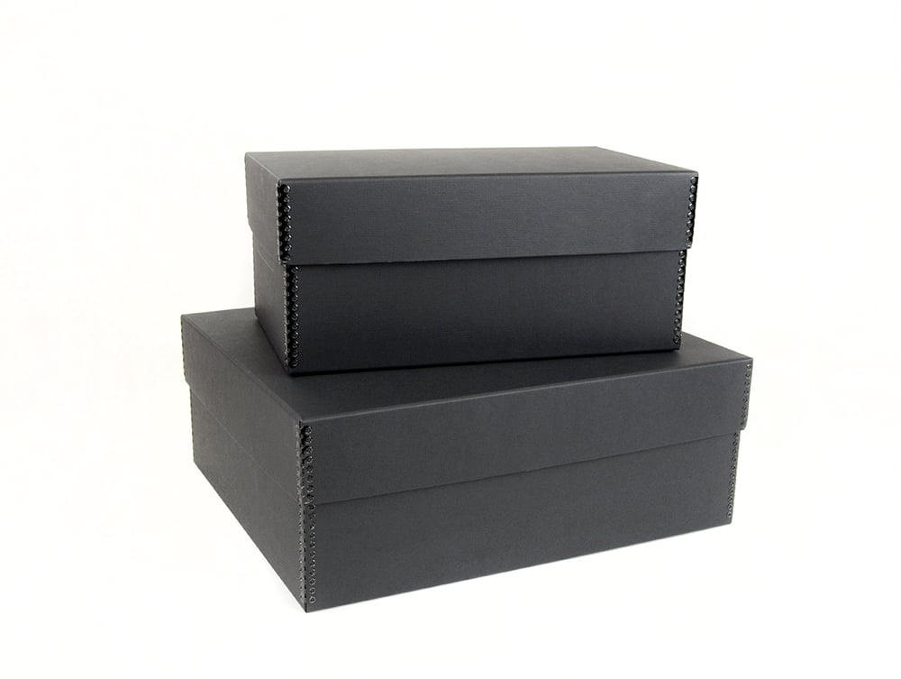 Archival Photo or Card Storage Box with Removable Lid