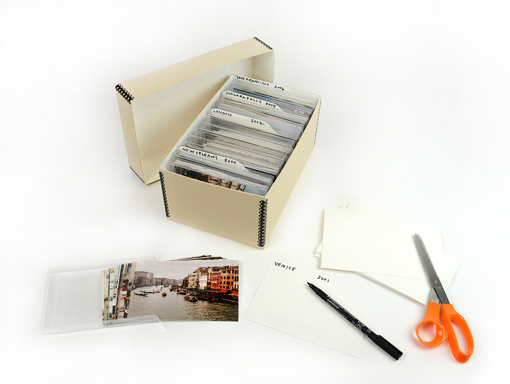 Archival Photo Organizing Box, Photovation