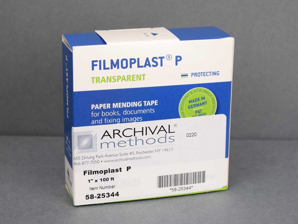 Neschen filmoplast® P Paper Repair Tape (100 ft.), Tape, Repair Tools &  Supplies, Book & Pamphlet Preservation, Preservation