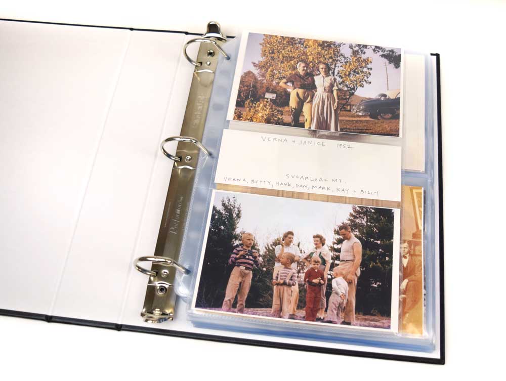 25 Pack 4X6 Photo Album Pages For 3 Ring Binder, Archival Photo Sleeves  313030951960