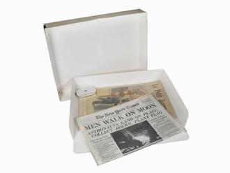 Archival Newspaper Preservation Storage Box 2H x 19W x 25D